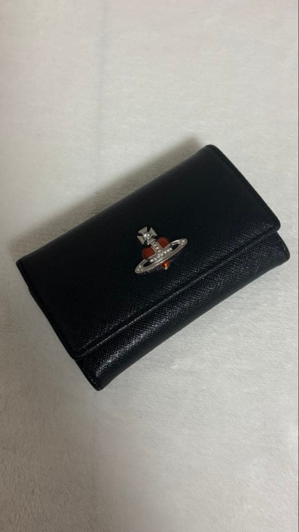 【希少】Vivienne Westwood ディアマンテ キーケース 黒赤