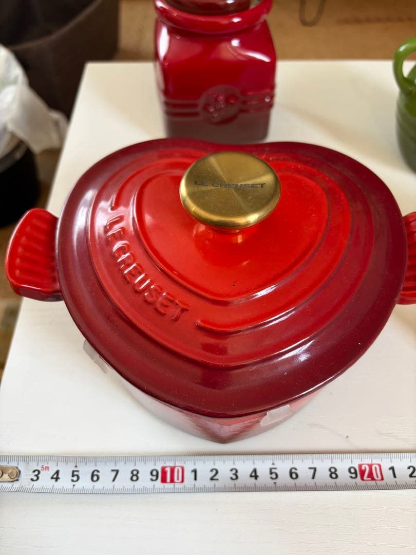 ル・クルーゼ　LE CREUSET カラフルポットセット ハニーポット付き