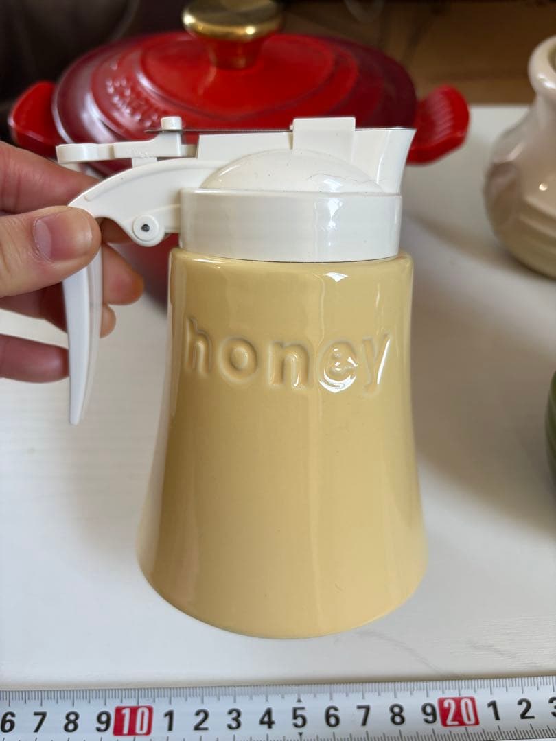 ル・クルーゼ　LE CREUSET カラフルポットセット ハニーポット付き