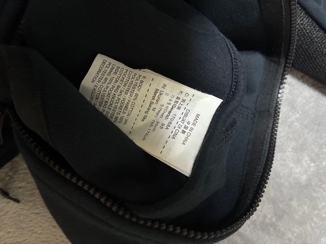 人気 NIKE ナイキ テックフリース　セットアップ　ブラック　M 赤タグ