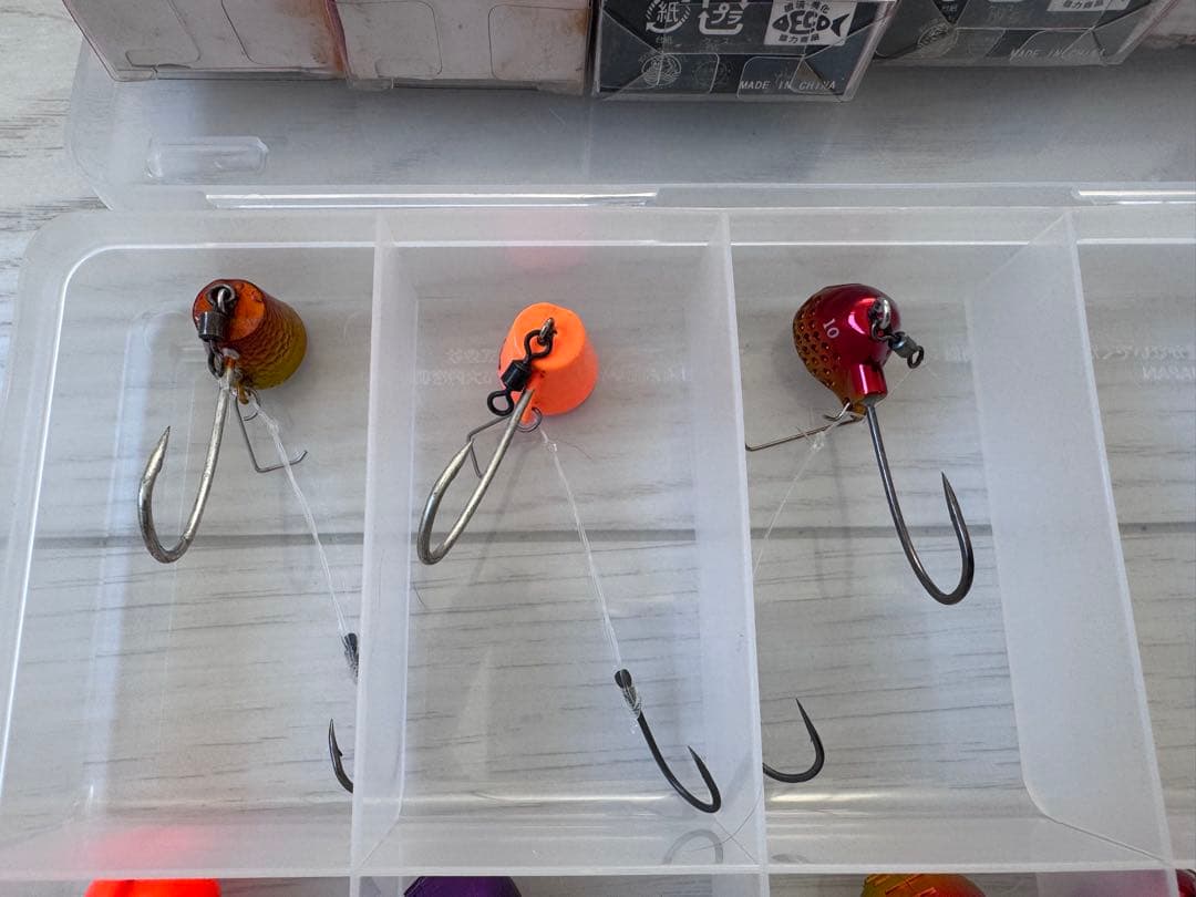 一つテンヤ　TG3個鉛25個　ほぼ未使用