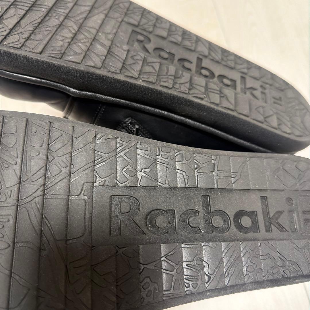 ラクバキ　Racbaki コートスニーカー 黒 L