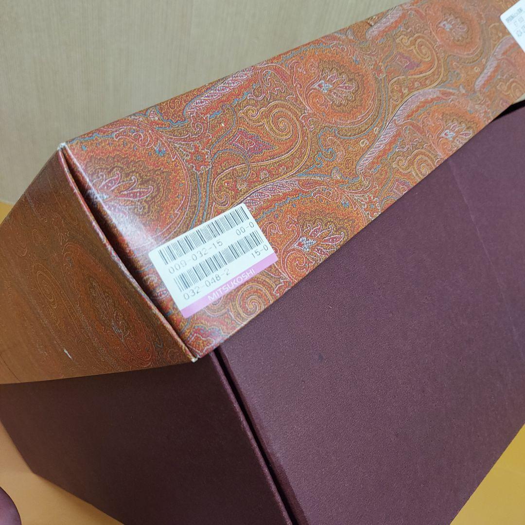 【未使用】エトロ　ダウン90% 羽毛掛布団 150×200cm ブルーペイズリー