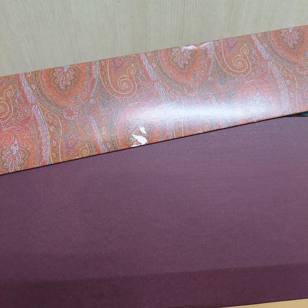 【未使用】エトロ　ダウン90% 羽毛掛布団 150×200cm ブルーペイズリー