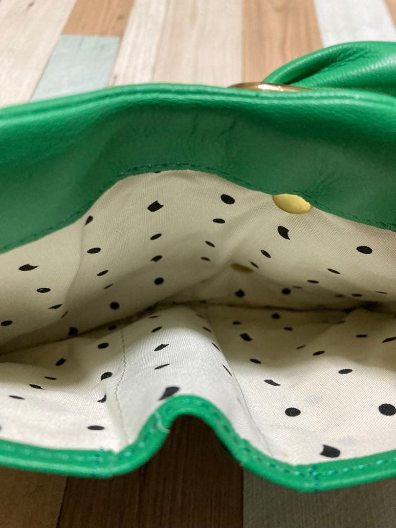 早い者勝ち／ツモリチサト／プチねこがま口財布／緑