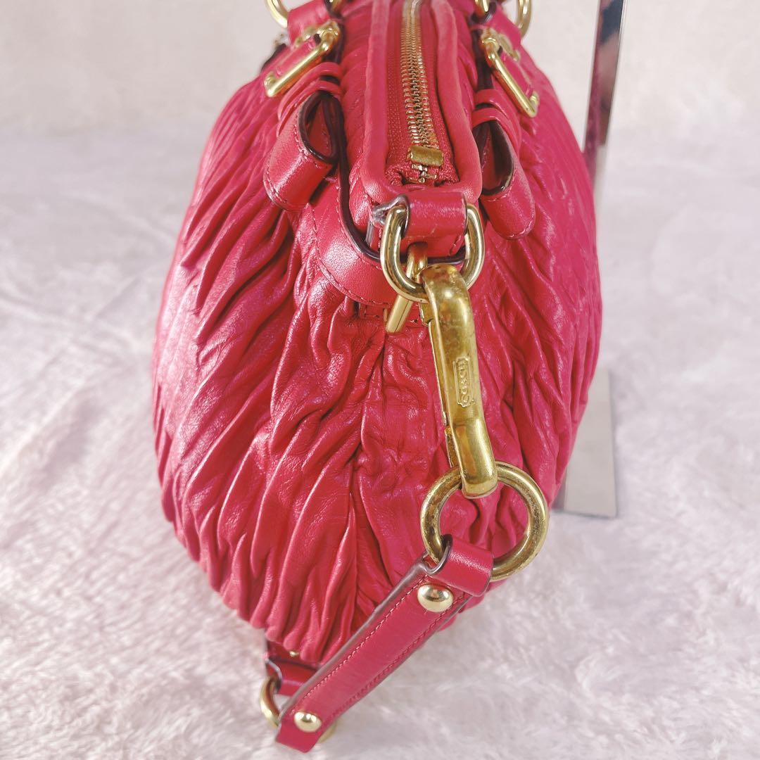 【美品】 COACH コーチ ショルダーバッグ マディソン 2way