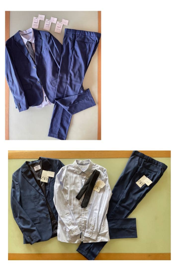 WONWON◆ZARAザラ◆スーツ4点セット◆164㎝◆定価18.460円