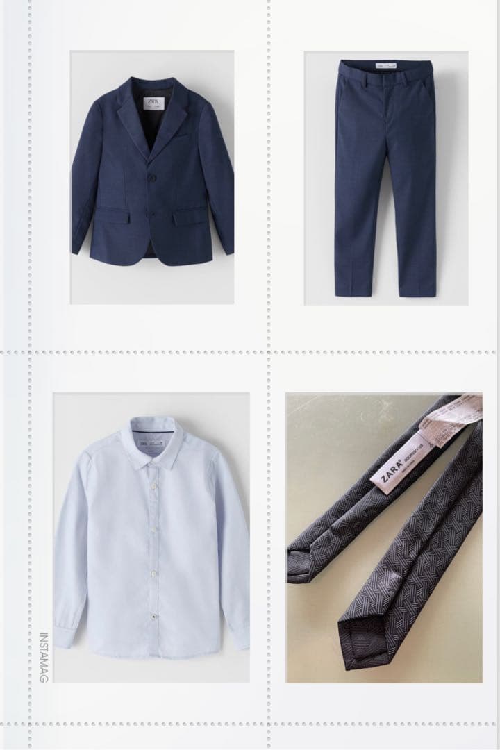 WONWON◆ZARAザラ◆スーツ4点セット◆164㎝◆定価18.460円