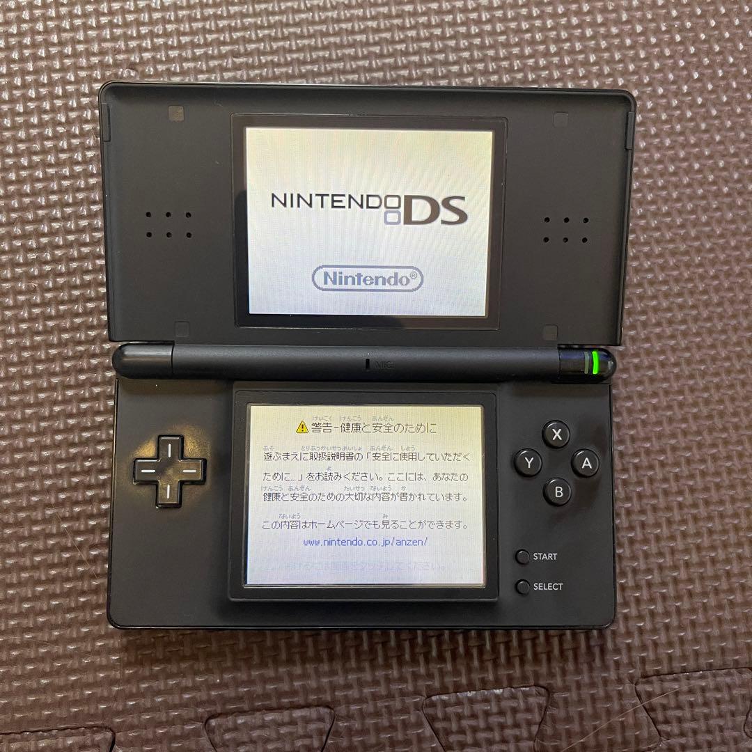 Nintendo  DS LITE ジェットブラック　ソフト付き