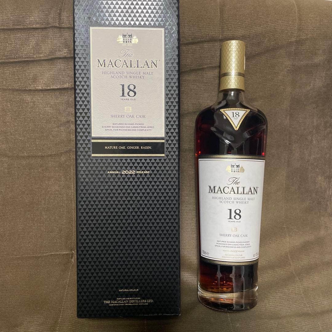 マッカラン18年　シェリーカスク2022