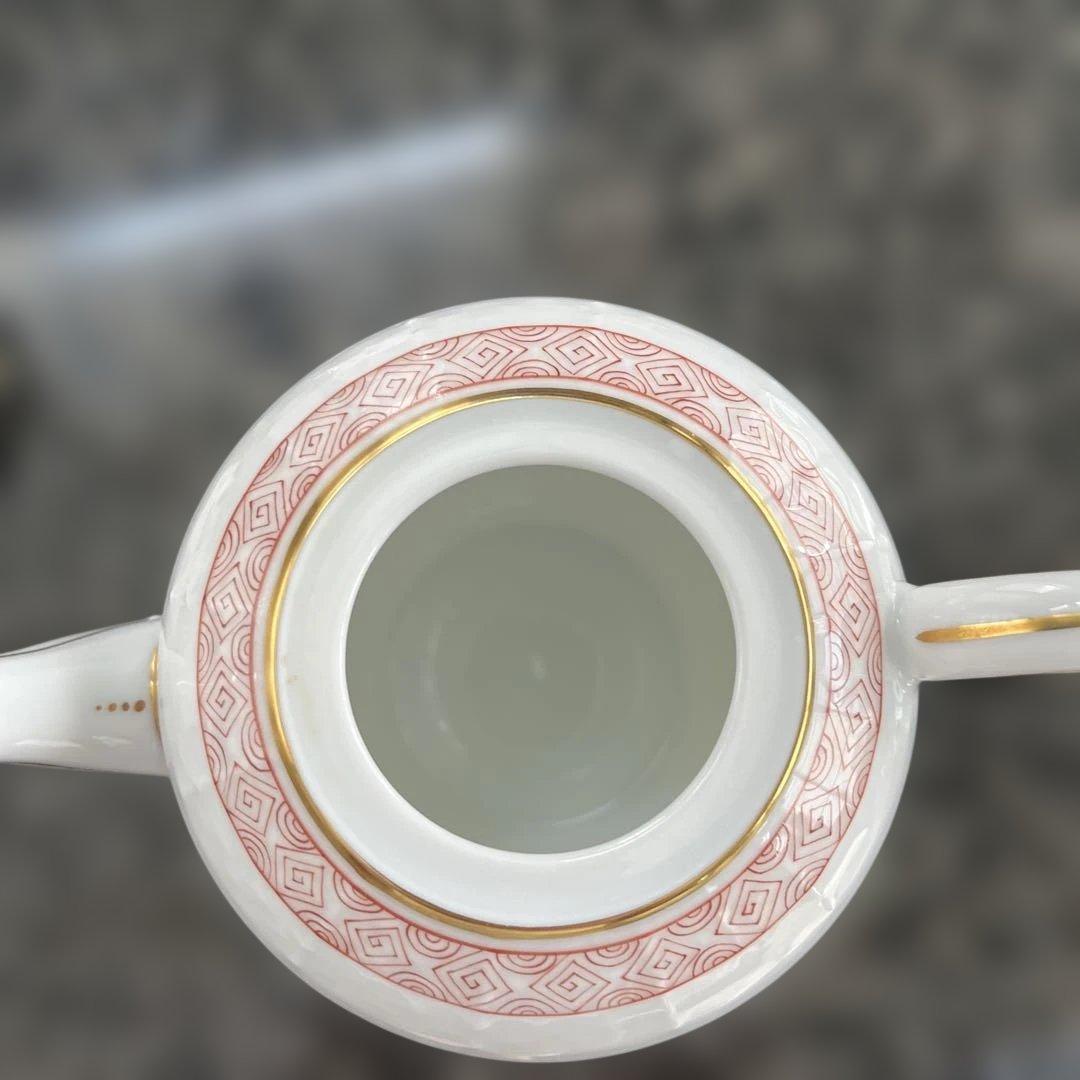 ヘレンド　シノワズリーポットとお茶碗蓋付き2つ