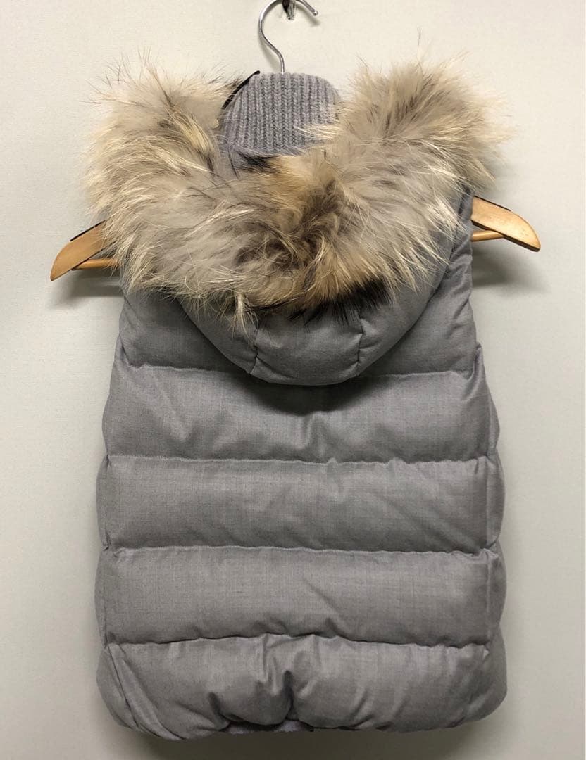 wami's様■ TATRAS タトラス ダウンベスト ラクーンファー