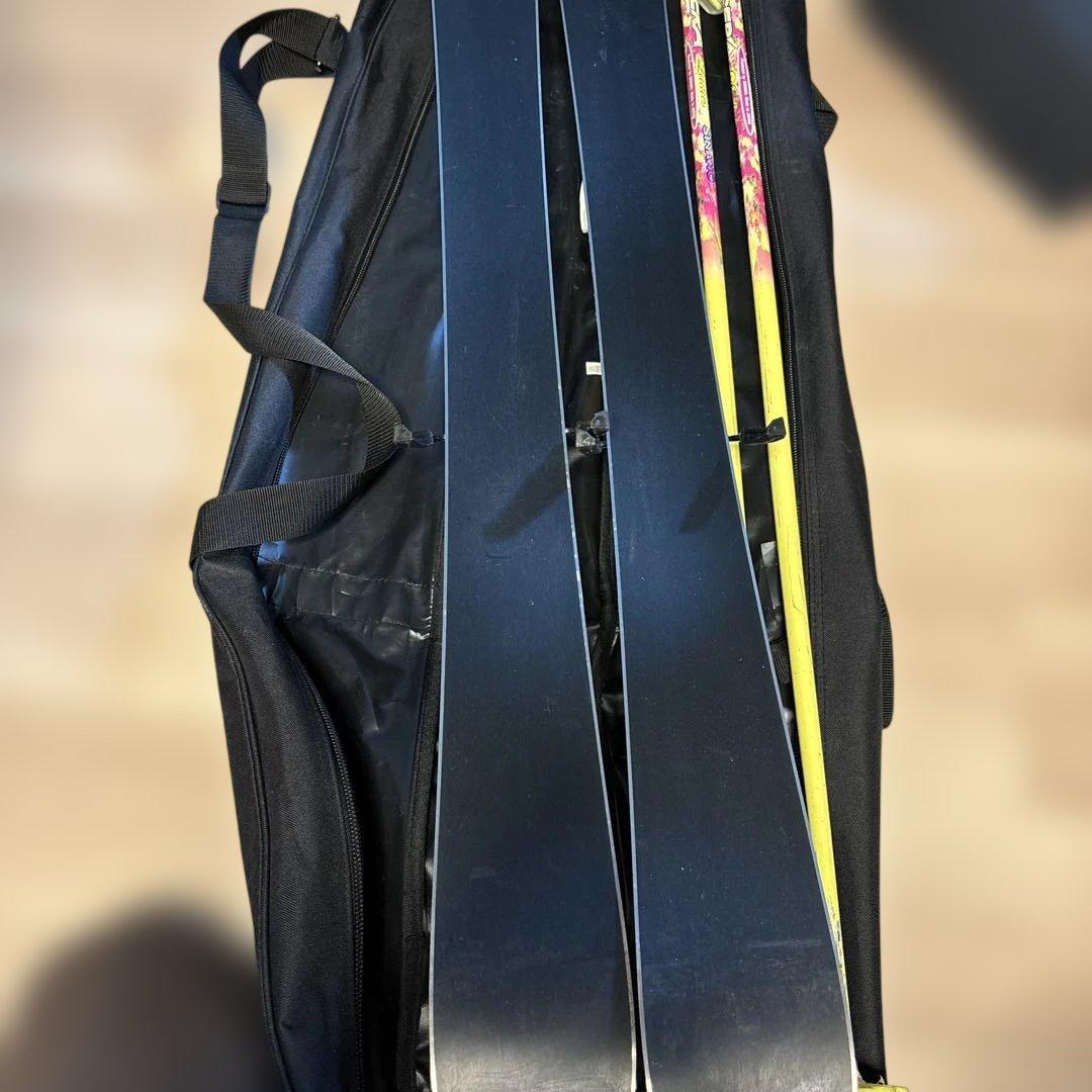 パブロ　サロモン　ショートマックス120 ショートスキー　ストック、ケース