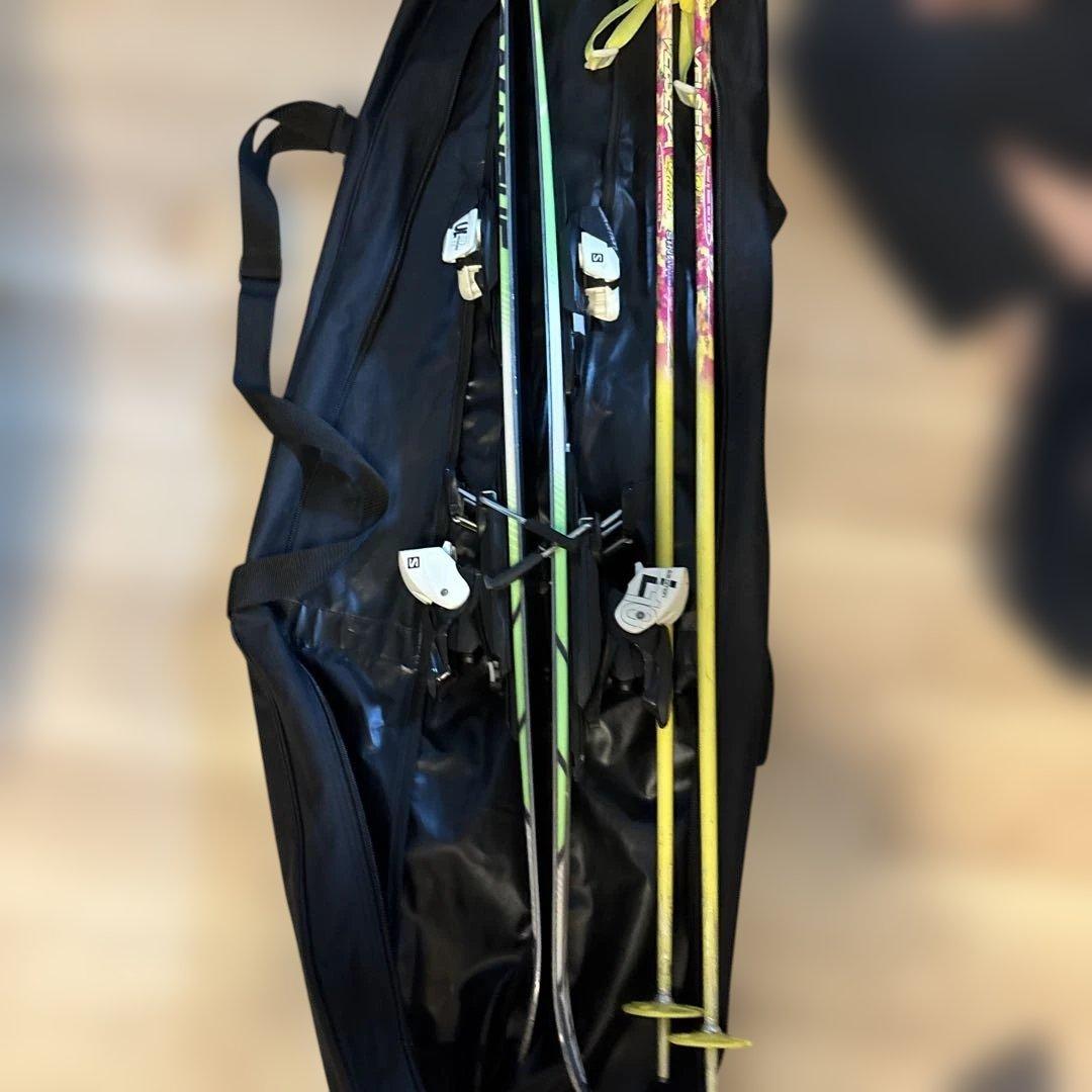 パブロ　サロモン　ショートマックス120 ショートスキー　ストック、ケース