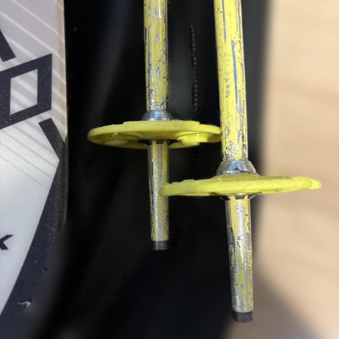 パブロ　サロモン　ショートマックス120 ショートスキー　ストック、ケース