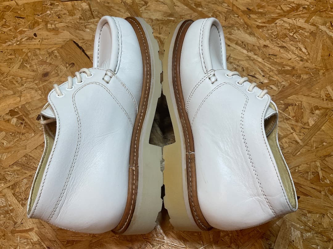 90s デカタグ デッドストック パラブーツ × CAUSE モカシン シューズ