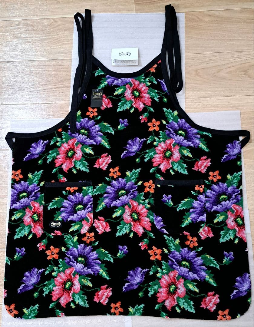 【※新品、タグ付】フェイラー FEILER エプロン ポピーズ フラワー 花柄