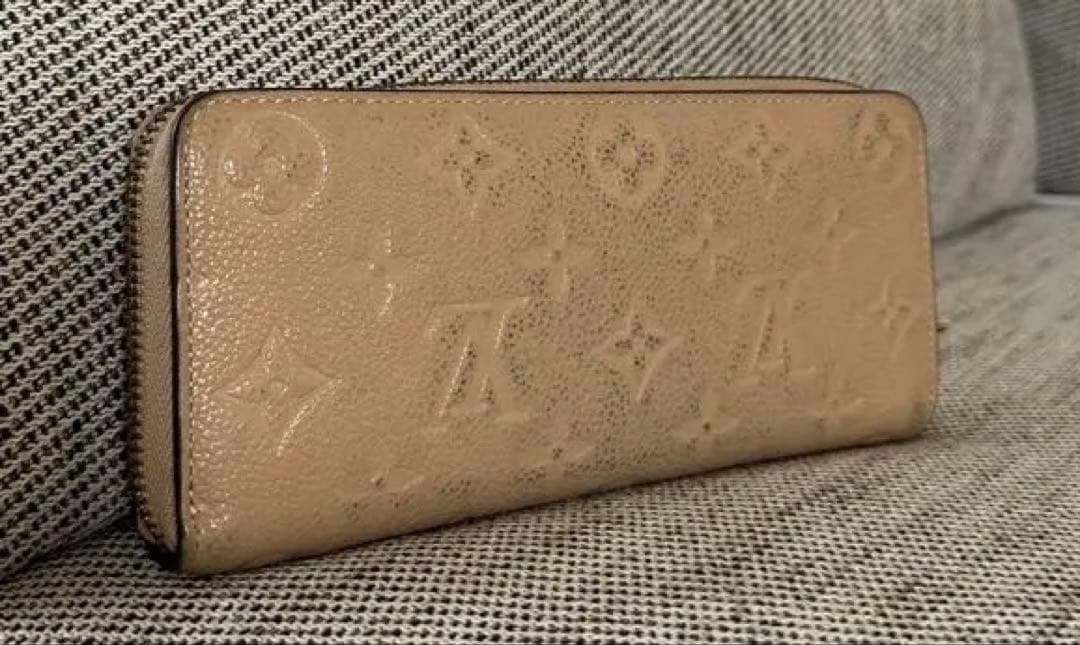Louis Vuitton ベージュ モノグラム長財布