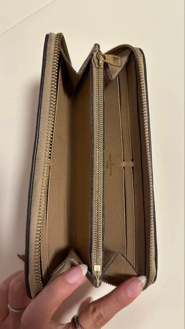 Louis Vuitton ベージュ モノグラム長財布