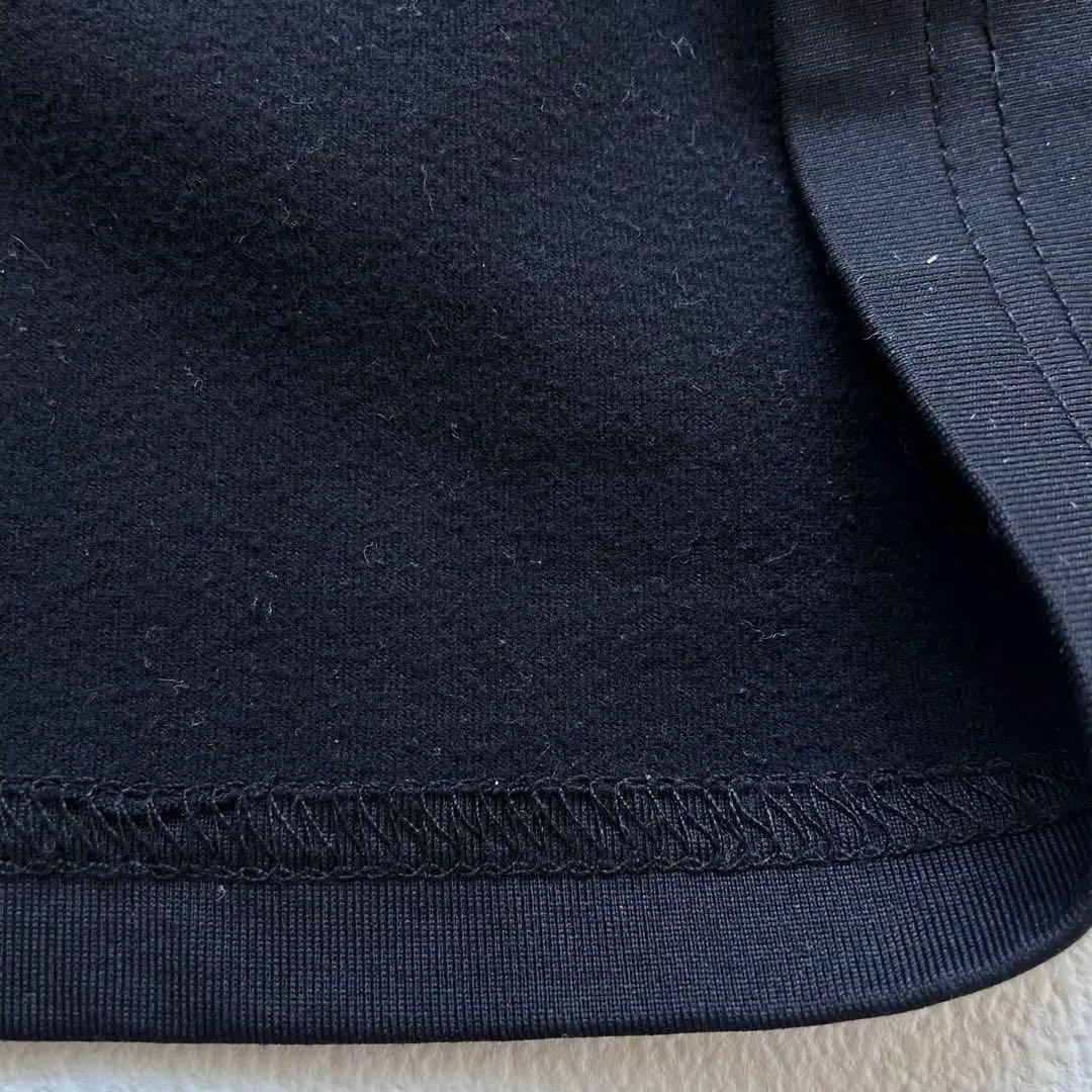 マークアンドロナ 裏起毛 モックネック ハイネック ロゴ ゴールド 冬Tシャツ