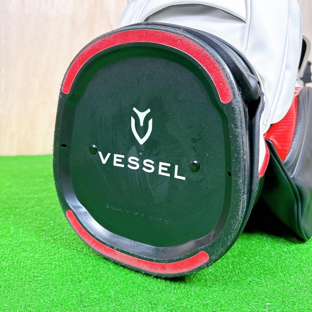 Vessel ベゼル キャディバッグ スタンド式 高級 合皮 希少 3.0