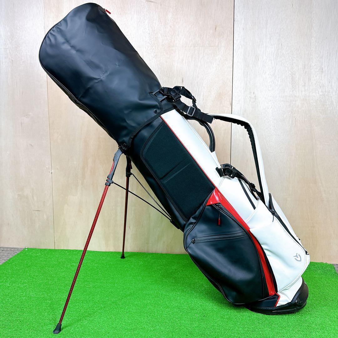 Vessel ベゼル キャディバッグ スタンド式 高級 合皮 希少 3.0