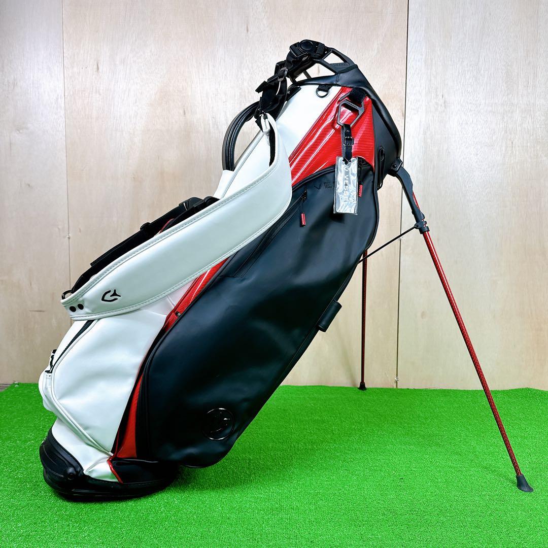 Vessel ベゼル キャディバッグ スタンド式 高級 合皮 希少 3.0