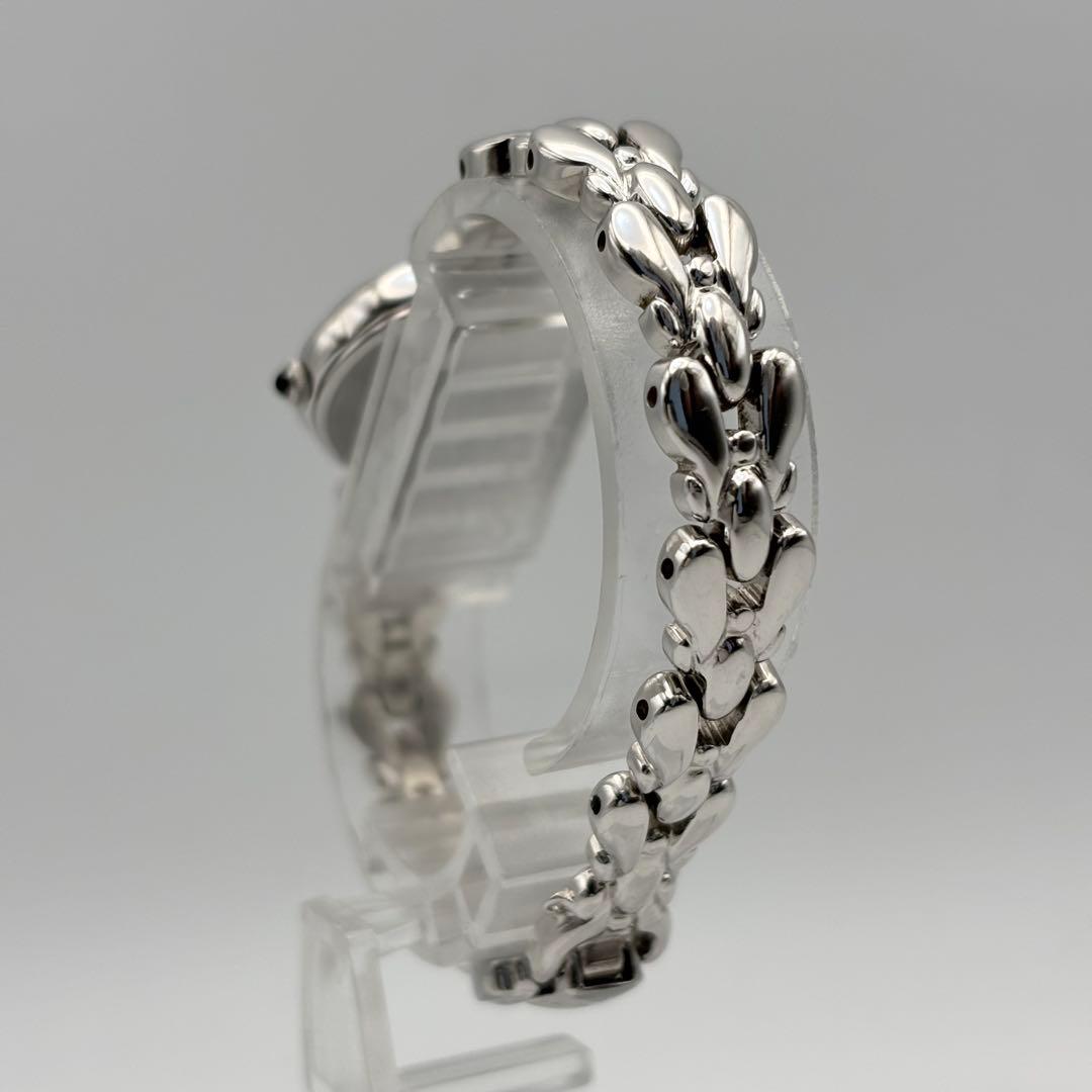 稼働 SEIKO EXCELINE 腕時計 シェル ブレスウォッチ 2Pダイヤ