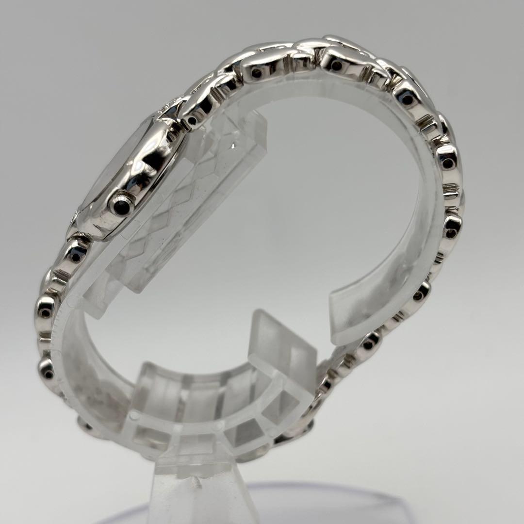 稼働 SEIKO EXCELINE 腕時計 シェル ブレスウォッチ 2Pダイヤ