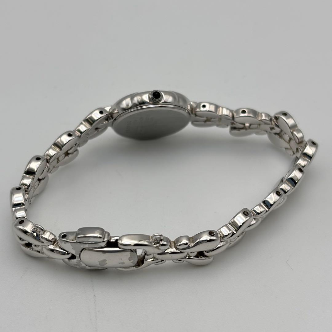 稼働 SEIKO EXCELINE 腕時計 シェル ブレスウォッチ 2Pダイヤ