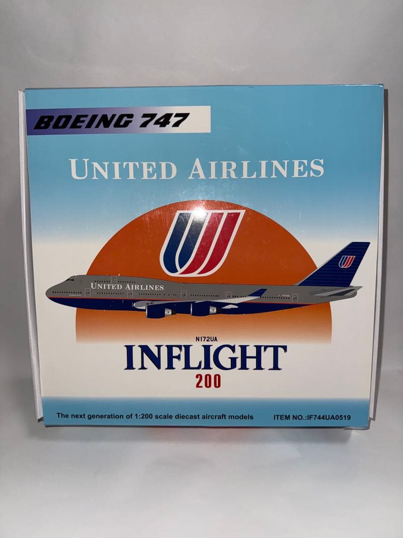 ユナイテッド航空 B747-400 1/200