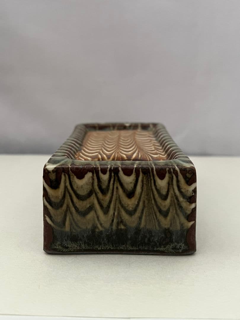 練上鶉手 陶硯 上田恒次(師河井寛次郎)