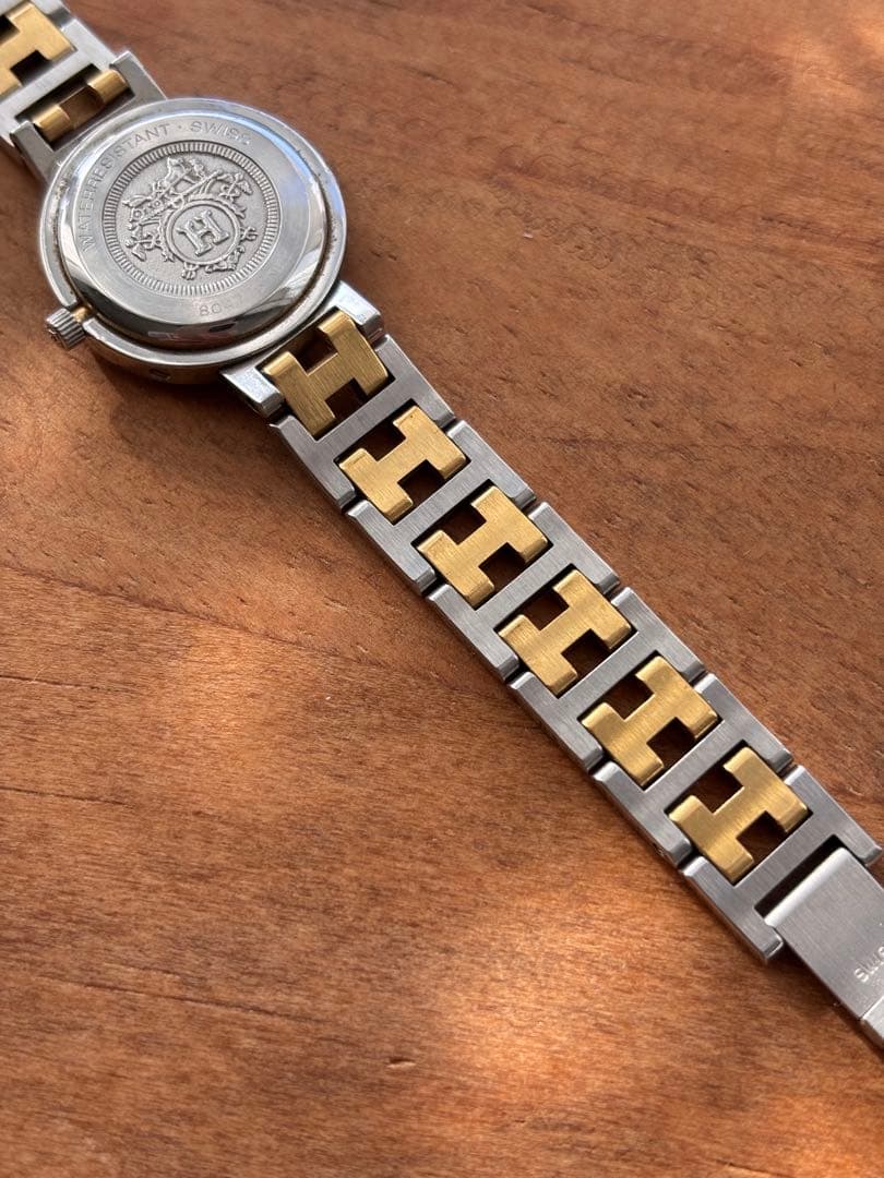 HERMES レディース クリッパー シルバー ゴールド