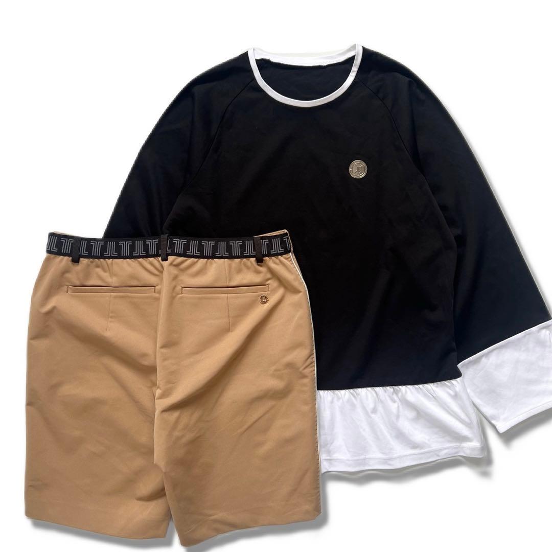 セットアップ　LANVIN SPORT ランバンスポール　長袖シャツ　パンツ　M