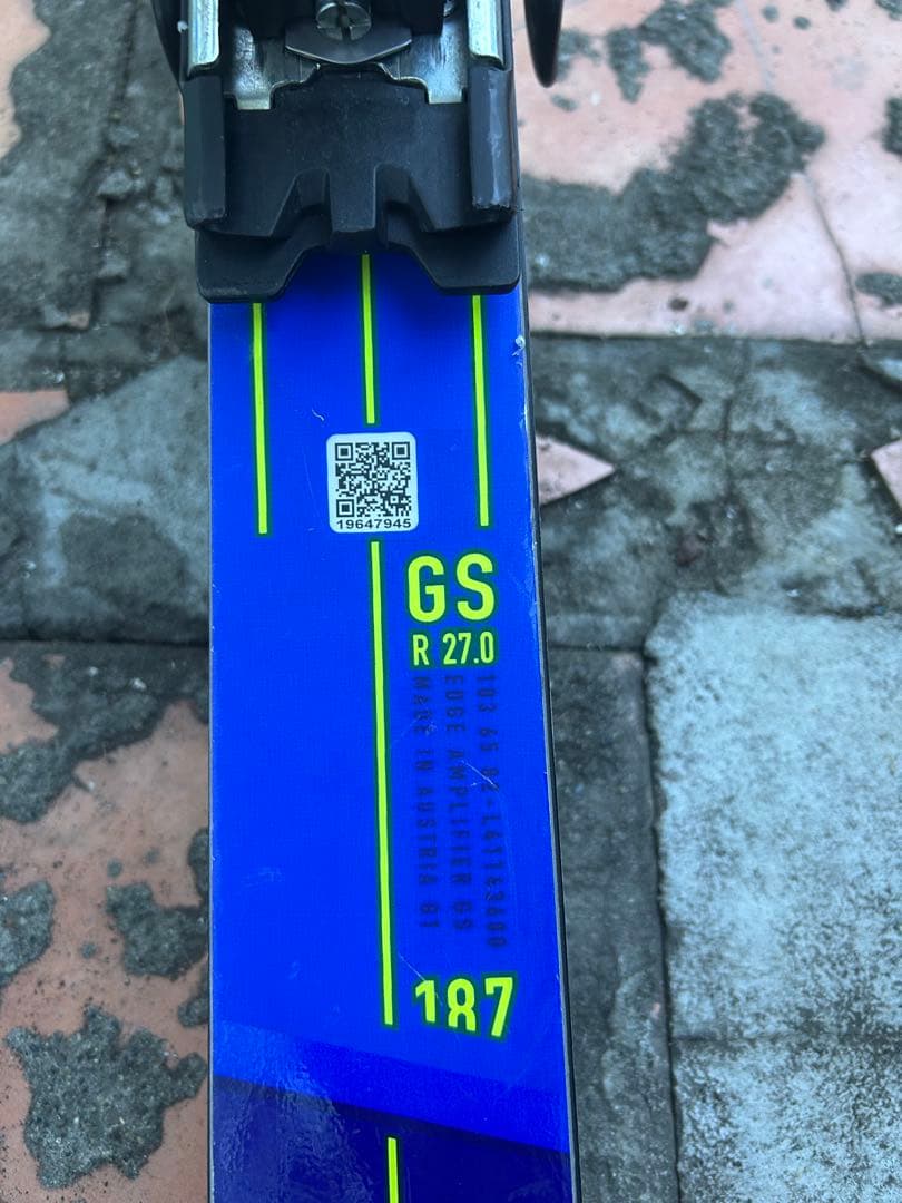 Salomon S/Race GSスキー187センチ R27.0