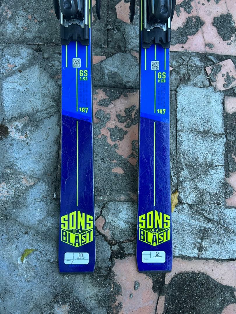 Salomon S/Race GSスキー187センチ R27.0