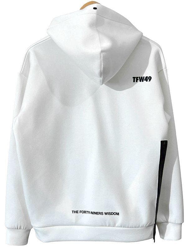 美品 25SS TFW49 ゴルフ ダンボール ニット スウェット パーカー 白