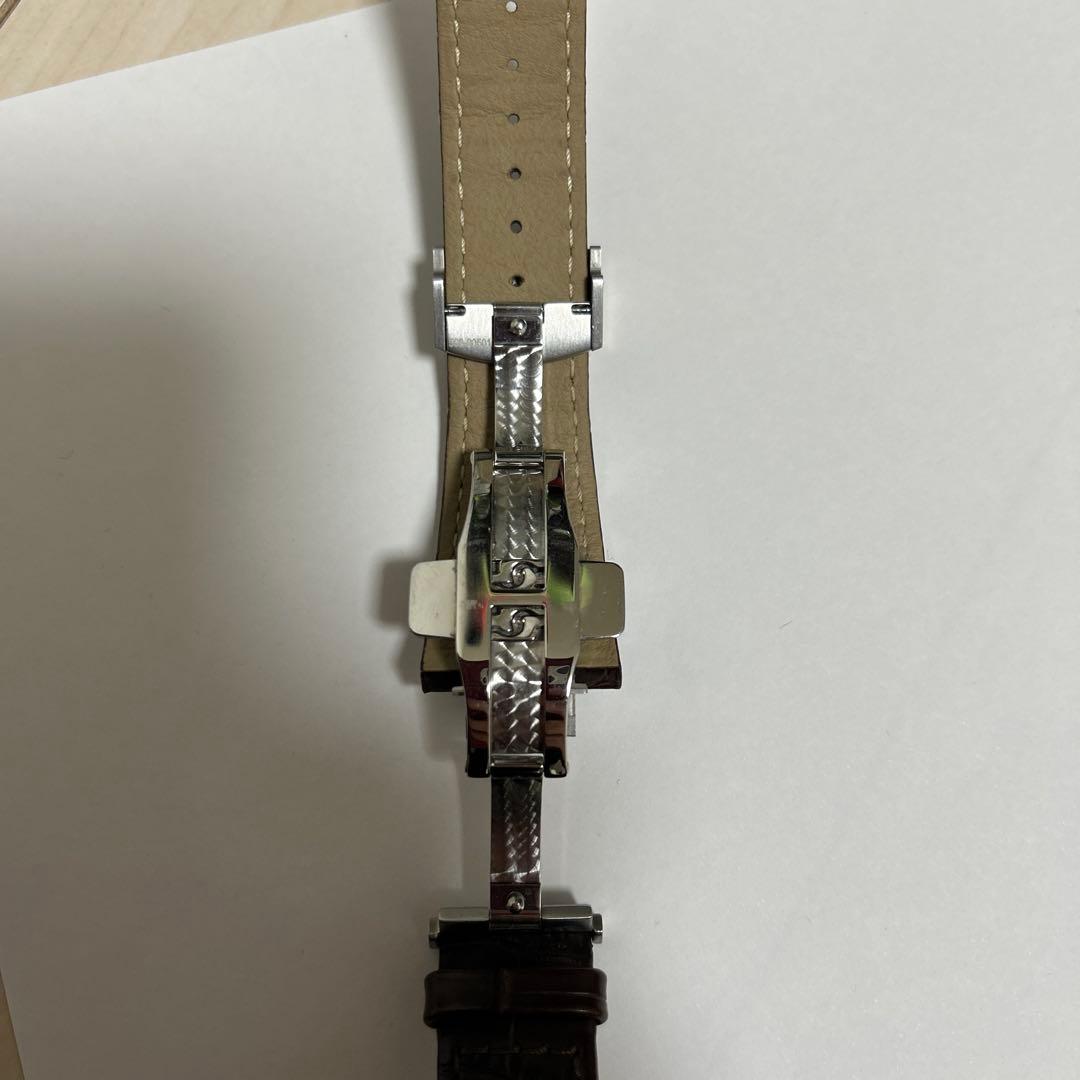 モーリスラクロア　レザーベルト　ブラウン　39mm用