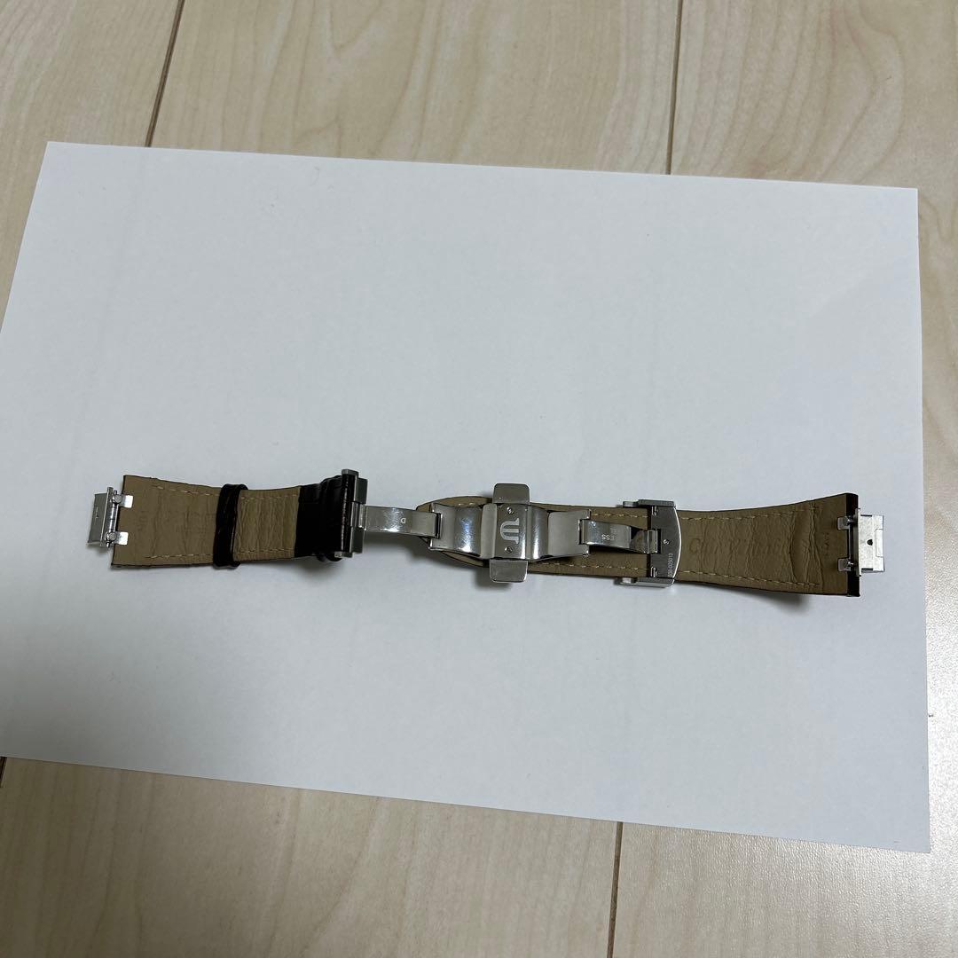 モーリスラクロア　レザーベルト　ブラウン　39mm用