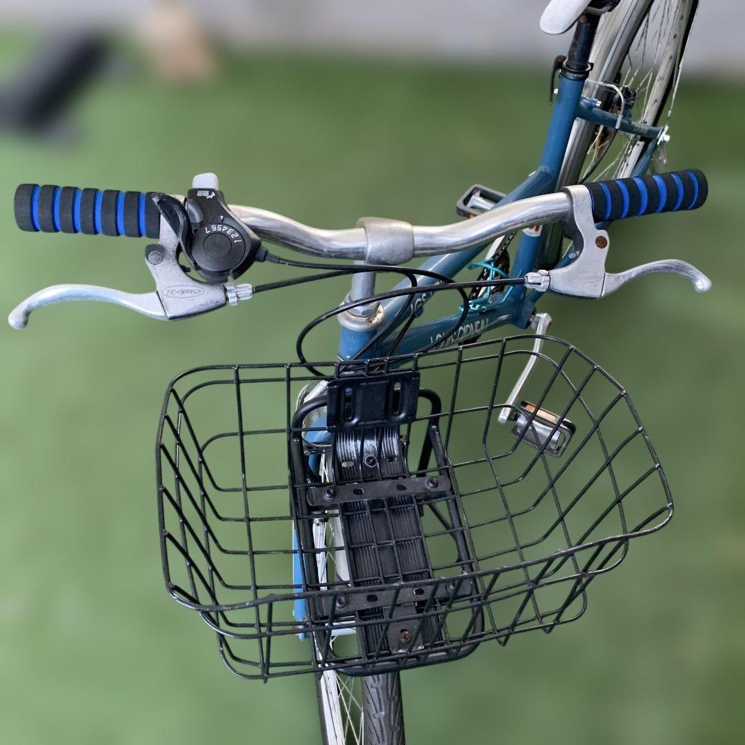 ルイガノ LGS-TR2 カゴ付き 純正ラタン風カゴ付 引取り限定