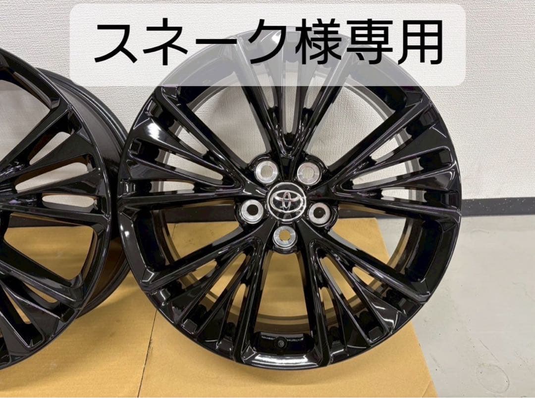 トヨタ 19インチ ナイトシェードブラックホイール スネーク①1本