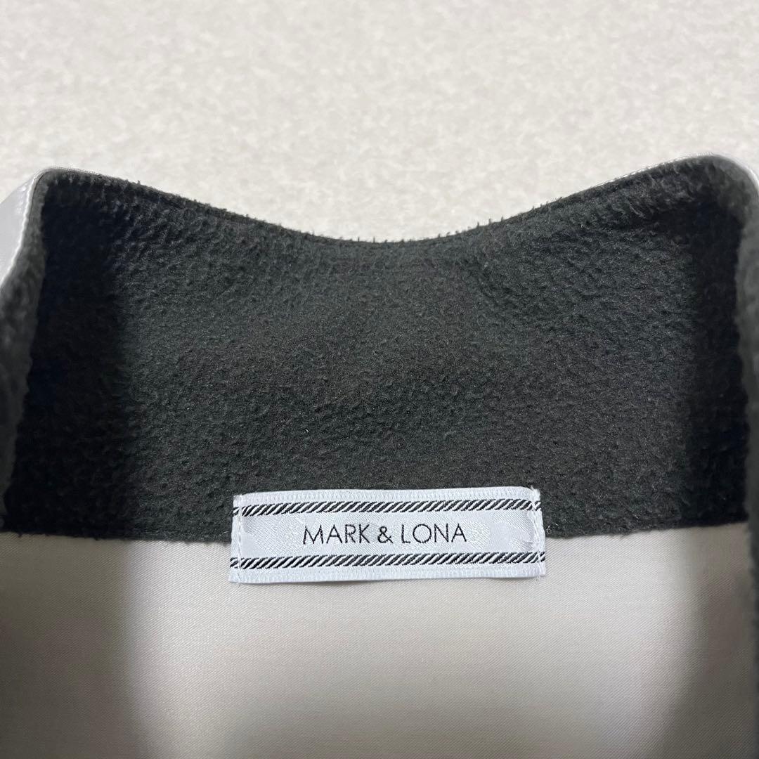 MARK & LONA ゴルフ メンズ長袖 ハーフジップ カットソー グレー L