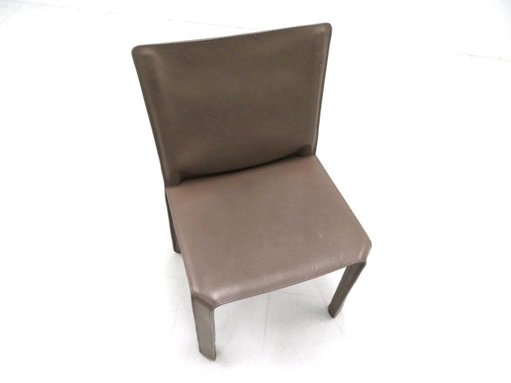 展示品　カッシーナ　キャブ　総本革　レザー　チェア　イス　モダン　名作　高級