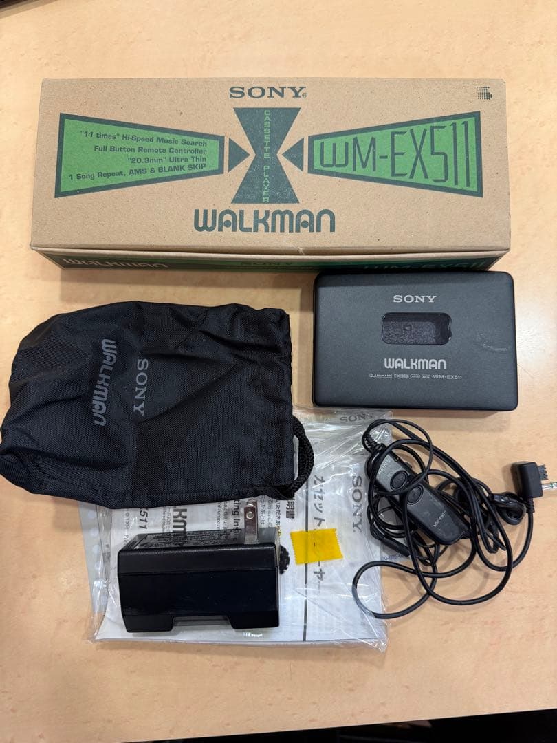 希少箱付きSONY ウォークマン WM-EX511 付属品多数 カセットプレーヤ