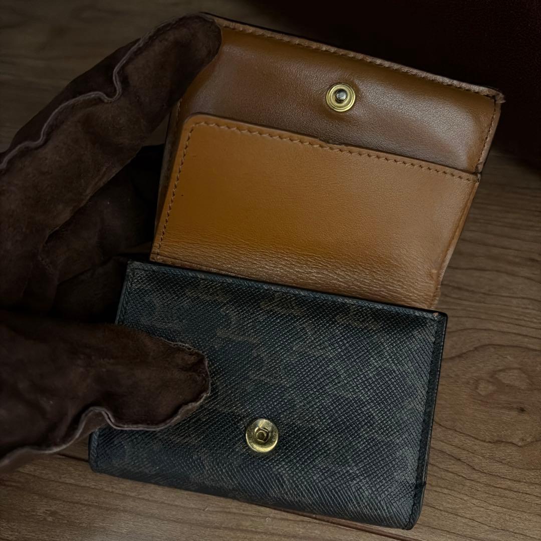 レオパード柄 三つ折り財布　セリーヌ