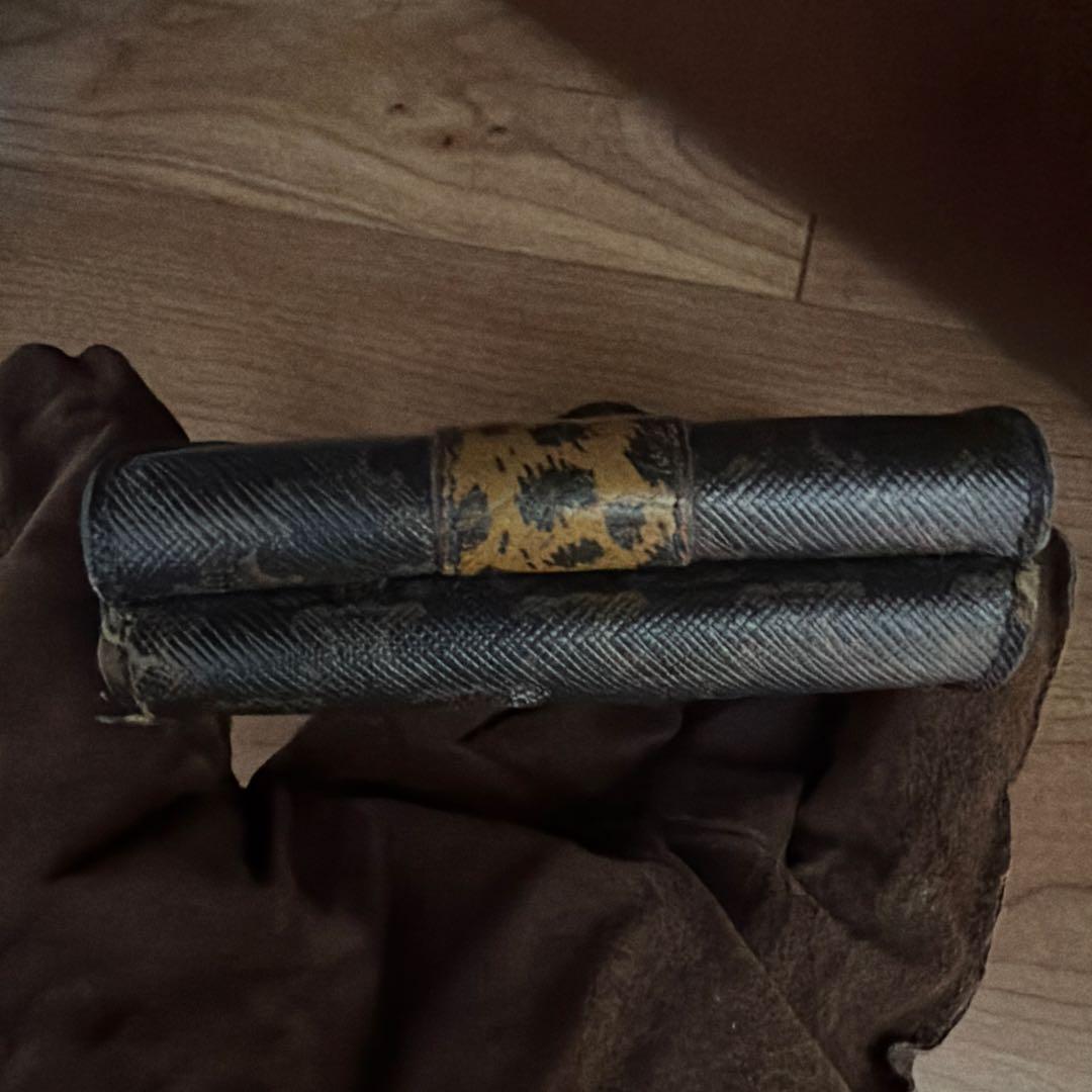 レオパード柄 三つ折り財布　セリーヌ