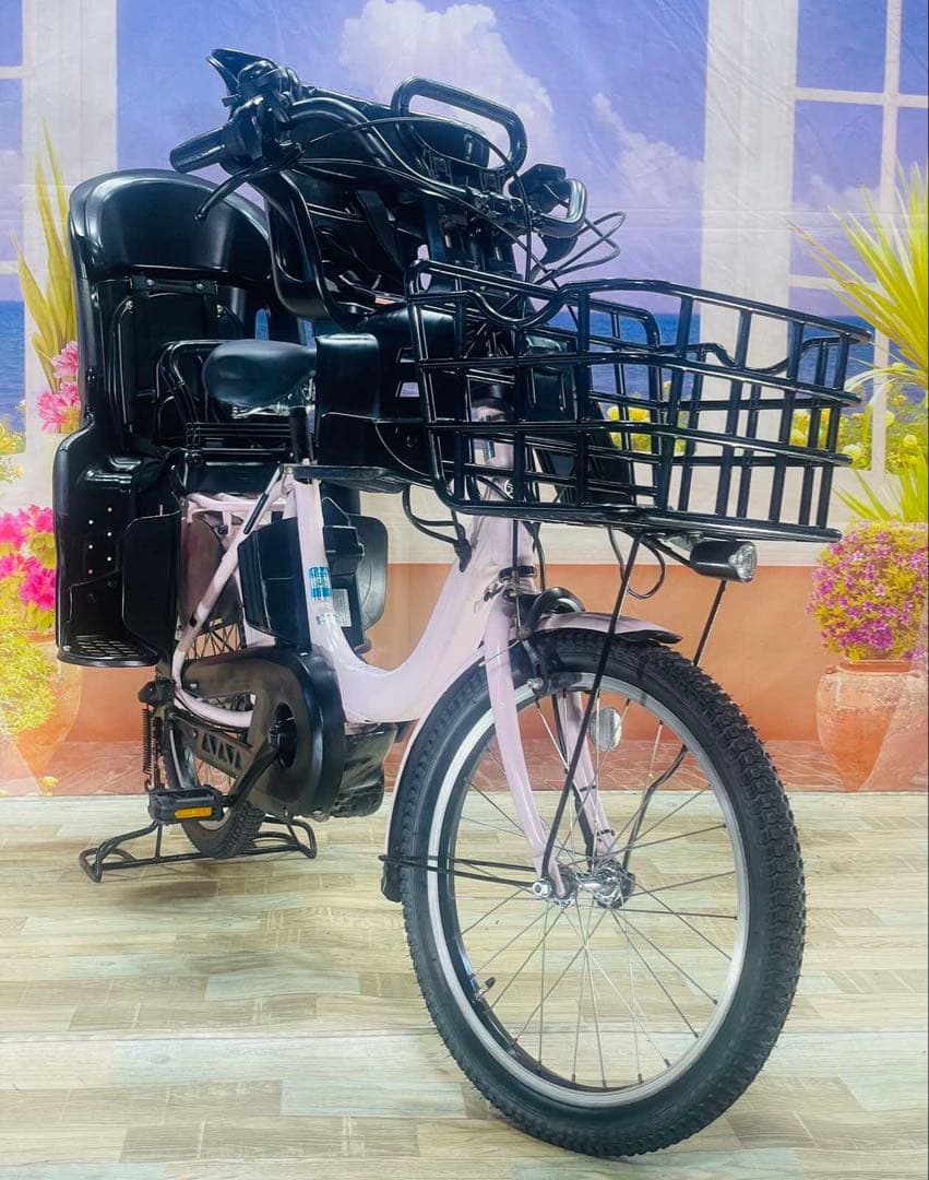 人気モデル！パスバビー12AH⭐️ヤマハ子供乗せ電動アシスト自転車Y3100