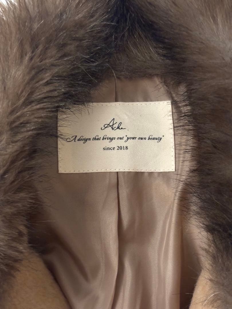 ジャケット・アウター Acka. fur flare middle coat size1