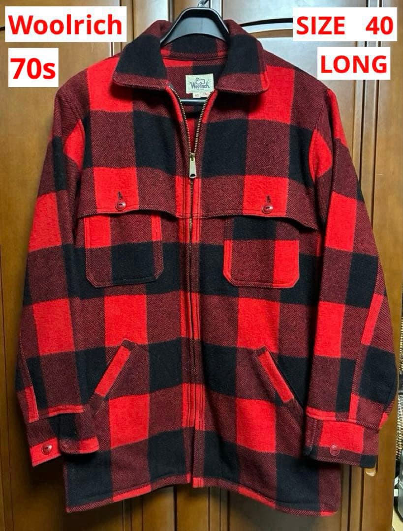 WOOLRICH 70s ウールリッチ ハンティングジャケット 40 ロング