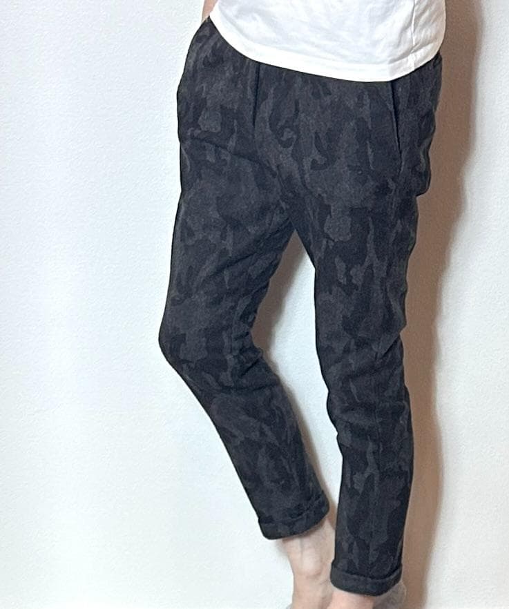 定価4万 AKM AIRLY COTTON MODERNS スラックス パンツS